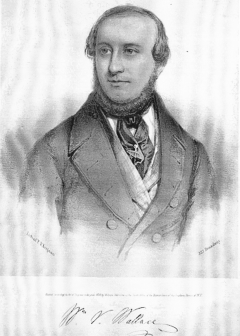 Wallace in 1850